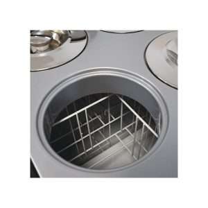 Vitrina helado negra para 10 carapinas de 7,5 lt + 8 de reserva temp. de -5°C a -20°C - Imagen 6