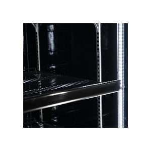 Refrigerador mural negro no frost L 75 cm con puerta batiente y temp. de -18°C a -22°C - serie MR - Imagen 5