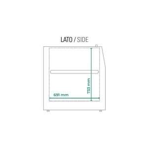 Isla supermercado panorámica estática con descongelación automática y temp. de +10°C a -22°C - capacidad 900 lt - Imagen 4