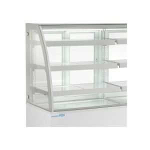 Vitrina expositiva horizontal ventilada temp. de +2°C a +8°C L1825xP680xH1420 mm - línea GAMMA - Imagen 4