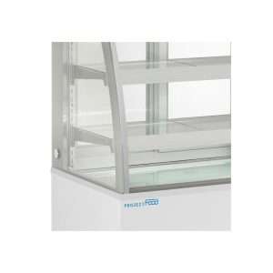 Vitrina expositiva horizontal ventilada temp. de +2°C a +8°C L1525xP680xH1420 mm - línea GAMMA - Imagen 5