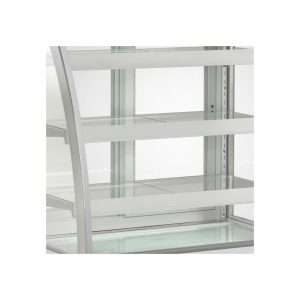 Vitrina expositiva horizontal ventilada temp. de +2°C a +8°C L1225xP680xH1420 mm - línea GAMMA - Imagen 3