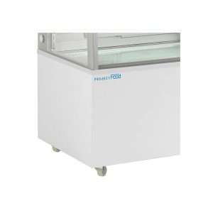 Vitrina expositiva horizontal ventilada temp. de +2°C a +8°C L1825xP680xH1420 mm - línea GAMMA - Imagen 2