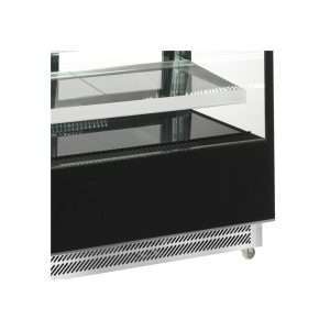 Vitrina expositiva horizontal ventilada temp. de +2°C a +8°C L1200xP805xH1445 mm - línea ZETA - Imagen 4