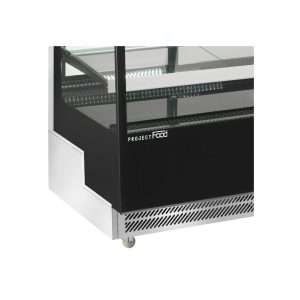 Vitrina expositiva horizontal ventilada temp. de +2°C a +8°C L1200xP805xH1445 mm - línea ZETA - Imagen 5