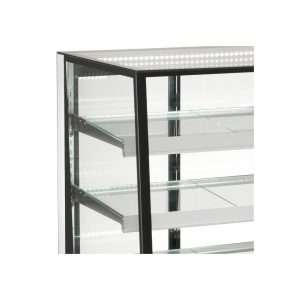 Vitrina expositiva horizontal ventilada temp. de +2°C a +8°C L900xP805xH1445 mm - línea ZETA - Imagen 2