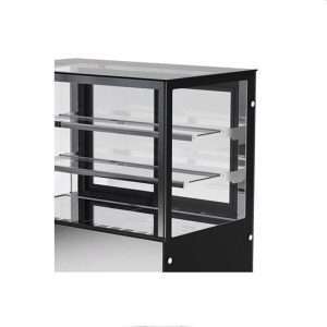 Vitrina expositiva horizontal ventilada temp. de +2°C a +10°C L1500xP740xH1200 mm - línea OMEGA - Imagen 2