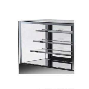 Vitrina expositiva horizontal ventilada temp. de +2°C a +10°C L900xP740xH1300 mm - línea OMEGA - Imagen 2