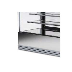 Vitrina expositiva horizontal ventilada temp. de +2°C a +10°C L900xP740xH1300 mm - línea OMEGA - Imagen 5