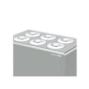 Vitrina helado empotrable para 6 carapinas de 7,5 lt + 4 de reserva temp. de -5°C a -20°C - Imagen 2