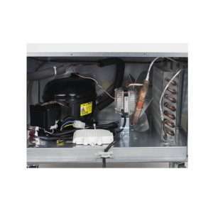 Vitrina helado blanca para 4 carapinas de 7,5 lt + 2 de reserva temp. de -5°C a -20°C - Imagen 9