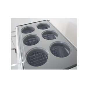 Vitrina helado blanca para 6 carapinas de 7,5 lt + 4 de reserva temp. de -5°C a -20°C - Imagen 8