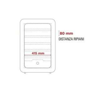 Vinoteca premium grey para 36 botellas mono temperatura de refrigeración ventilada - estantes de madera - Imagen 16