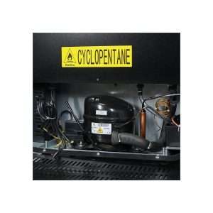 Vinoteca premium black para 36 botellas mono temperatura de refrigeración ventilada - estantes de madera - Imagen 13