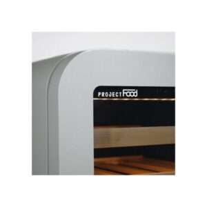 Vinoteca premium grey para 36 botellas mono temperatura de refrigeración ventilada - estantes de madera - Imagen 3