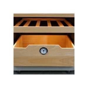 Vinoteca premium grey para 36 botellas mono temperatura de refrigeración ventilada - estantes de madera - Imagen 10