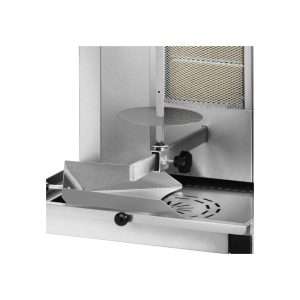 Gyros profesional de gas con 8 quemadores L480xP500xH1010 mm - Imagen 6