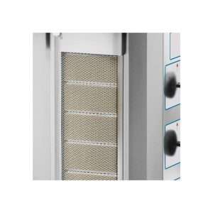 Gyros profesional de gas con 8 quemadores L480xP500xH1010 mm - Imagen 7