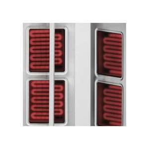 Gyros profesional eléctrico 4+4 resistencias eléctricas L510xP530xH1060 mm - Imagen 3