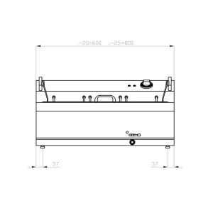 Freidora pastelería eléctrica con n° 1 cuba de 24 lt - cesta de 67x35x8 cm - Imagen 2