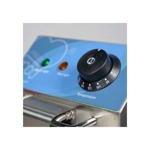 Freidora eléctrica de sobremesa con n° 2 cubas de 8 lt - potencia 2850 + 2850 watt - Imagen 12