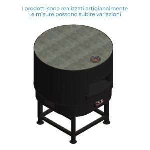 Horno para pizza rotativo de gas de cámara individual para 8 pizzas Ø 30 cm - Imagen 2