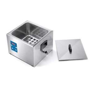 Cuba para cocción al vacío a bajas temperaturas GN 2/3 con controles digitales y tapa - potencia 1150 watt - Imagen 3