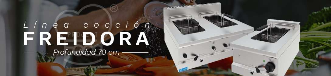 FREIDORA DE SOBREMESA PROFUNDIDAD 70 cm
