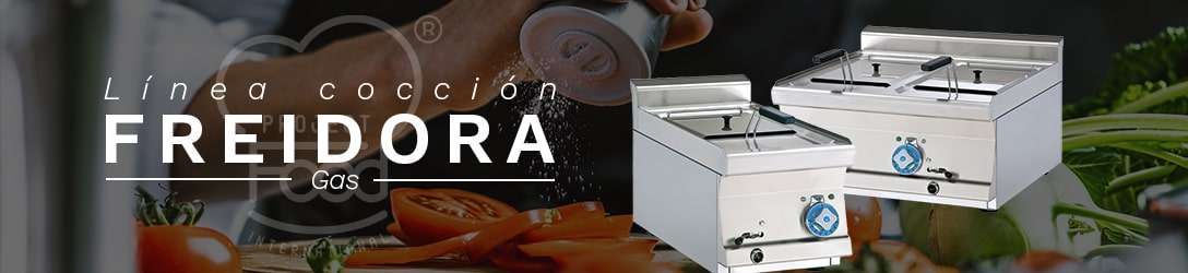 FREIDORA DE SOBREMESA DE GAS PROFUNDIDAD 60 cm