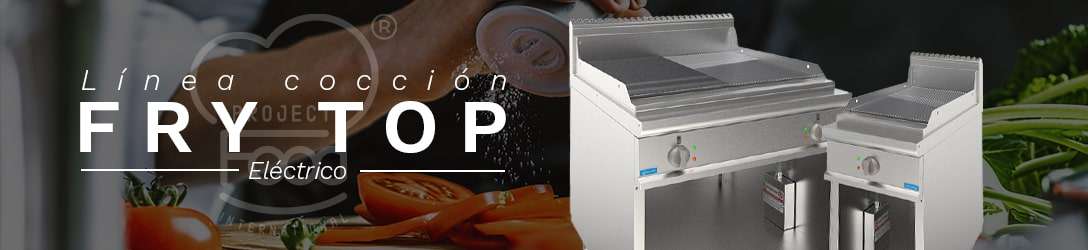 FRY-TOP ELÉCTRICO PROFUNDIDAD 90 cm