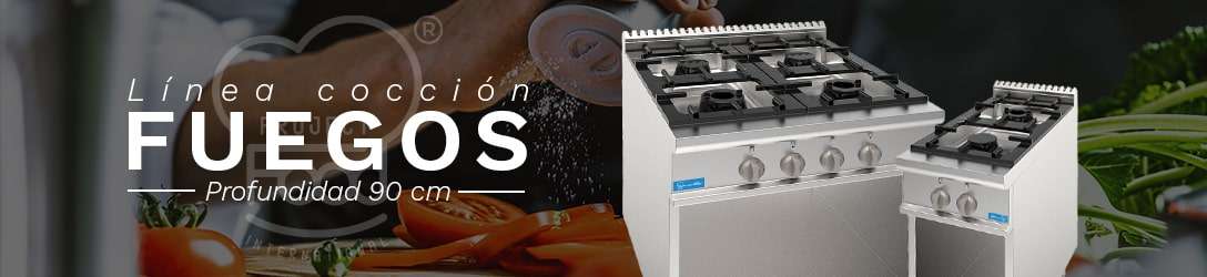 FUEGOS SOBRE MUEBLE PROFUNDIDAD 90 cm