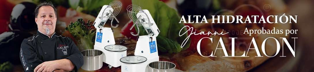 AMASADORA EN ESPIRAL CON CUBA EXTRAÍBLE TRIFÁSICA DE ALTA HIDRATACIÓN