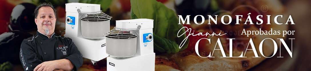 AMASADORA EN ESPIRAL ALIMENTACIÓN MONOFÁSICA