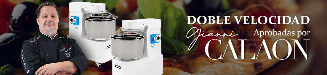 AMASADORA EN ESPIRAL TRIFÁSICA DE DOS VELOCIDADES