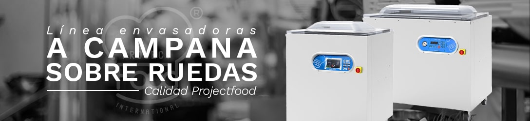 ENVASADORA AL VACÍO A CAMPANA SOBRE RUEDAS