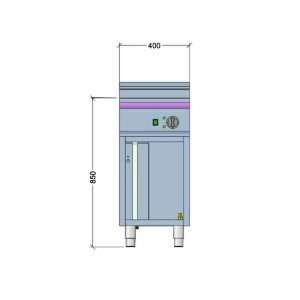 Vaporera eléctrica sobre mueble con cestas capacidad 38 lt - profundidad 900 mm - Imagen 3