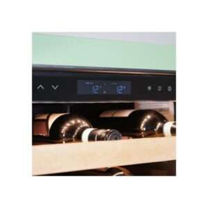 Vinoteca premium green para 36 botellas mono temperatura de refrigeración ventilada - estantes de madera - Imagen 5