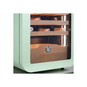 Vinoteca premium green para 36 botellas mono temperatura de refrigeración ventilada - estantes de madera - Imagen 7