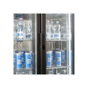 Vitrina refrigerada para bebidas de 477 lt premium negra temperatura de 0°C a +10°C - Imagen 7