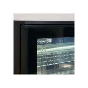 Frigorífico de sobremesa/de barra para bebidas negro con 2 puertas batientes, altura 84 cm - temp. de -2°C a +10°C - Imagen 5