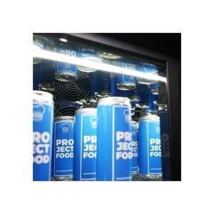 Frigorífico de sobremesa/de barra para bebidas negro con 3 puertas batientes, altura 84 cm - temp. de -2°C a +10°C - Imagen 10