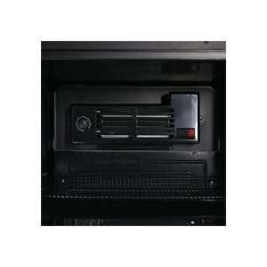 Vitrina refrigerada para bebidas de 390 lt negra con canopy iluminado temperatura de 0°C a +10°C - Imagen 5