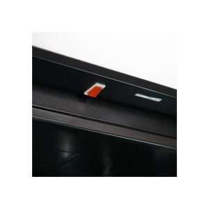 Vitrina refrigerada para bebidas de 390 lt negra con canopy iluminado temperatura de 0°C a +10°C - Imagen 6