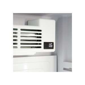 Vitrina refrigerada para bebidas de 450 lt plateada con canopy iluminado temperatura de 0°C a +10°C - Imagen 4