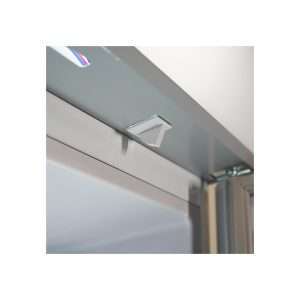 Vitrina refrigerada para bebidas de 450 lt plateada con canopy iluminado temperatura de 0°C a +10°C - Imagen 7