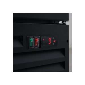 Vitrina refrigerada para bebidas de 300 lt premium negra temperatura de 0°C a +10°C - Imagen 3