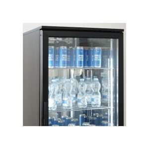 Vitrina refrigerada para bebidas de 300 lt premium negra temperatura de 0°C a +10°C - Imagen 2