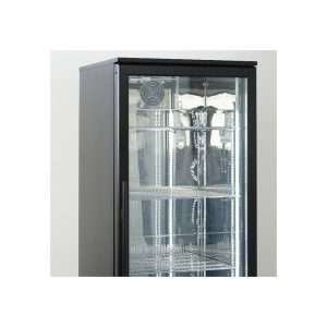 Vitrina refrigerada para bebidas de 300 lt premium negra temperatura de 0°C a +10°C - Imagen 8
