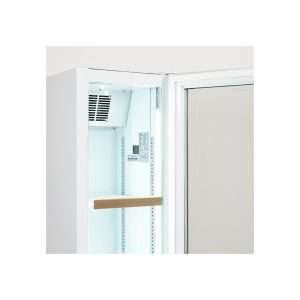 Cava de vinos monotemperatura para 64 botellas con refrigeración ventilada - estantes plastificados de madera - Imagen 4