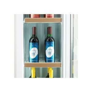 Cava de vinos monotemperatura para 64 botellas con refrigeración ventilada - estantes plastificados de madera - Imagen 7